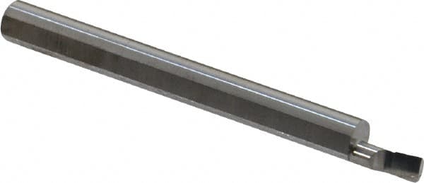 Scientific Cutting Tools - 0.12" Min Bore Diam, 1/4" Max Bore Depth, 3/16 Shank Diam, Boring Bar - Benchmark Tooling