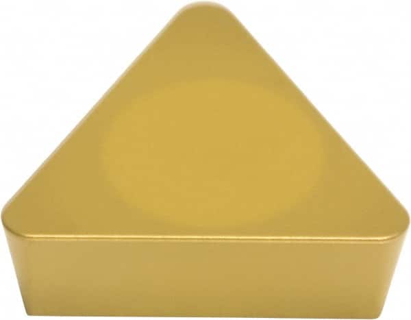 Sumitomo - TPG332 Grade AC820P Carbide Turning Insert - Al2O3 Finish, 60° Triangle, 3/8" Inscr Circle, 3/16" Thick, 1/32" Corner Radius - Benchmark Tooling