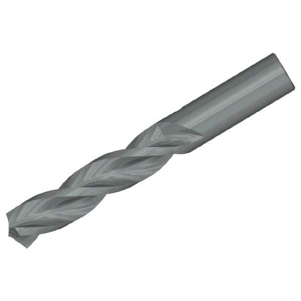 Kennametal - 6.97mm 130° Solid Carbide Jobber Drill - Bright Finish, Right Hand Cut, Spiral Flute, Straight Shank, 91mm OAL, Standard Point - Benchmark Tooling