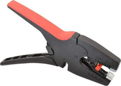 Knipex - 7 to 32 AWG Capacity Self-Adapting Insulation Stripper - 8" OAL, Comfort Grip Handle - Benchmark Tooling