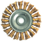 3 x 1/2-3/8" - .020 Wire Size - Bronze Non-Sparking Wire Wheel - Benchmark Tooling