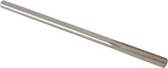 Made in USA - 0.3475" High Speed Steel 6 Flute Chucking Reamer - Straight Flute, 0.2792" Straight Shank, 1-1/2" Flute Length, 6" OAL - Benchmark Tooling