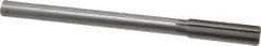Made in USA - 3/4" High Speed Steel 8 Flute Chucking Reamer - Straight Flute, 5/8" Straight Shank, 2-1/2" Flute Length, 9-1/2" OAL - Benchmark Tooling