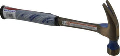 Vaughan Bushnell - 1 Lb Head, Straight Rip Claw Framing Hammer - 13" OAL, Steel Head, Steel Handle with Grip - Benchmark Tooling