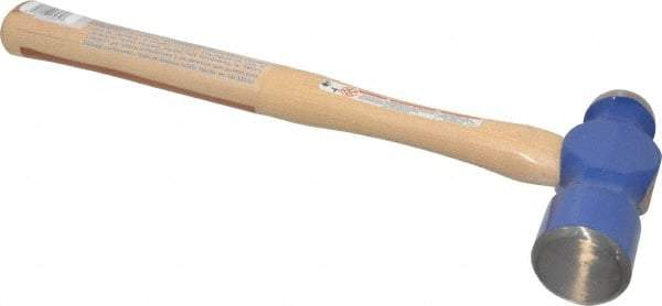 Vaughan Bushnell - 3 Lb Head Ball Pein Hammer - Hickory Handle, 16" OAL - Benchmark Tooling