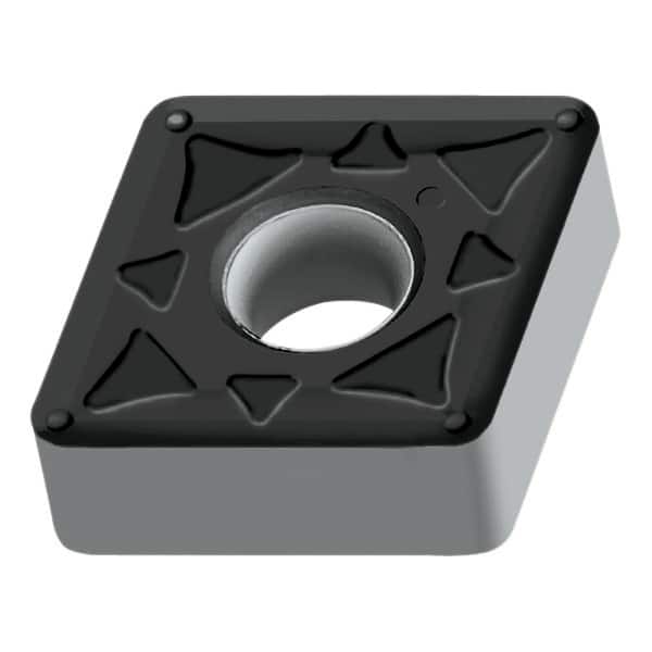 Walter - CNMG431 NF Grade WPP01 Carbide Turning Insert - TiCN/Al2O3/TiN Finish, 80° Diamond, 1/2" Inscr Circle, 3/16" Thick, 1/64" Corner Radius - Benchmark Tooling