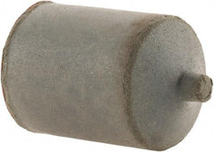 Cratex - 7/8" Max Diam x 1-1/4" Long, Cone, Rubberized Point - Very Fine Grade, Silicon Carbide, 1/4" Arbor Hole, Unmounted - Benchmark Tooling