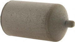 Cratex - 1" Max Diam x 1-3/4" Long, Cone, Rubberized Point - Very Fine Grade, Silicon Carbide, 1/4" Arbor Hole, Unmounted - Benchmark Tooling