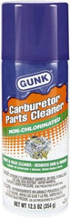 Gunk - Nonchlorinated Carburetor & Parts Cleaner - 15 oz Aerosol Can - Benchmark Tooling