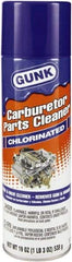 Gunk - Chlorinated Carburetor & Parts Cleaner - 22 oz Aerosol Can - Benchmark Tooling