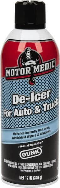 Motor Medic - Methanol De-Icer - 12 oz Aerosol Can - Benchmark Tooling