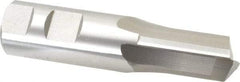 Hertel - 1" Diam, 1-5/8" LOC, 2 Flute High Speed Steel Keyway End Mill - Straight Flute, Uncoated, 1" Shank Diam, 4-1/8" OAL, 0° Helix, Centercutting - Benchmark Tooling