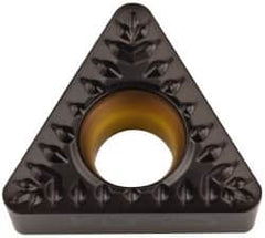 Kennametal - TCMT32.53 MP Grade KCP25 Carbide Turning Insert - TiCN/Al2O3 Finish, 60° Triangle, 3/8" Inscr Circle, 5/32" Thick, 3/64" Corner Radius - Benchmark Tooling