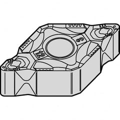 Kennametal - DNMG443 CT Grade KCP25B Carbide Turning Insert - TiCN/Al2O3/TiOCN Finish, 55° Diamond, 1/2" Inscr Circle, 1/4" Thick, 3/64" Corner Radius - Benchmark Tooling