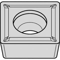Kennametal - SCMT431 LF Grade KCP25 Carbide Turning Insert - TiCN/Al2O3 Finish, 90° Square, 1/2" Inscr Circle, 3/16" Thick, 1/64" Corner Radius - Benchmark Tooling