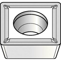 Kennametal - SPMT32.51 LF Grade KCP25 Carbide Turning Insert - TiCN/Al2O3 Finish, 90° Square, 3/8" Inscr Circle, 5/32" Thick, 1/64" Corner Radius - Benchmark Tooling