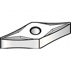 Kennametal - VNMP332 K Grade KCP10B Carbide Turning Insert - TiOCN Finish, 35° Diamond, 3/8" Inscr Circle, 3/16" Thick, 1/32" Corner Radius - Benchmark Tooling