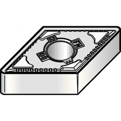 Kennametal - DNMG441 FN Grade KCP05 Carbide Turning Insert - TiCN/Al2O3 Finish, 55° Diamond, 1/2" Inscr Circle, 1/4" Thick, 1/64" Corner Radius - Benchmark Tooling