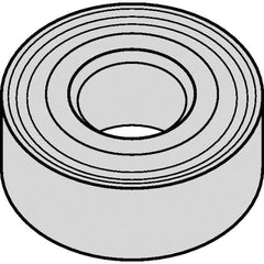 Kennametal - RNMG64 Grade KCP25 Carbide Turning Insert - TiCN/Al2O3 Finish, Round, 3/4" Inscr Circle, 1/4" Thick - Benchmark Tooling