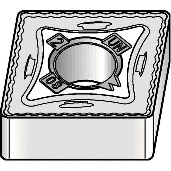 Kennametal - CNMG433 UN Grade KCK20B Carbide Turning Insert - TiOCN Finish, 80° Diamond, 1/2" Inscr Circle, 3/16" Thick, 3/64" Corner Radius - Benchmark Tooling