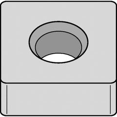 Kennametal - SNMA543 NONE Grade KCK15B Carbide Turning Insert - TiOCN Finish, 90° Square, 5/8" Inscr Circle, 1/4" Thick, 3/64" Corner Radius - Benchmark Tooling