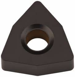 Kennametal - WNMA332 Grade KCK15 Carbide Turning Insert - TiCN/Al2O3 Finish, 80° Trigon, 3/8" Inscr Circle, 3/16" Thick, 1/32" Corner Radius - Benchmark Tooling