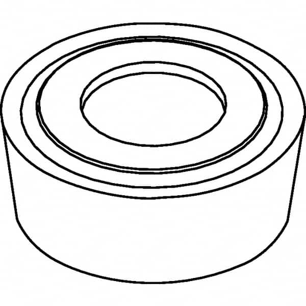 Kennametal - RCMT1204M0 Grade KCP30 Carbide Turning Insert - TiN/TiCN/Al2O3 Finish, Round, 12mm Inscr Circle, 3/16" Thick - Benchmark Tooling