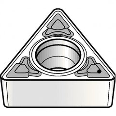 Kennametal - TCMT21.52 MF Grade KCP25B Carbide Turning Insert - TiOCN Finish, 60° Triangle, 1/4" Inscr Circle, 3/32" Thick, 1/32" Corner Radius - Benchmark Tooling