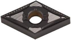 Kennametal - DNMG431 MN KCP30 Grade Carbide Turning Insert - TiN/TiCN/Al2O3 Coated, 55° Diamond, 1/2" Inscr Circle, 3/16" Thick, 0° Relief Angle, 1/64" Cnr Rad - Benchmark Tooling