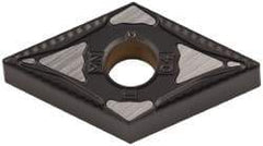 Kennametal - DNMG431 MN KCP30 Grade Carbide Turning Insert - TiN/TiCN/Al2O3 Coated, 55° Diamond, 1/2" Inscr Circle, 3/16" Thick, 0° Relief Angle, 1/64" Cnr Rad - Benchmark Tooling