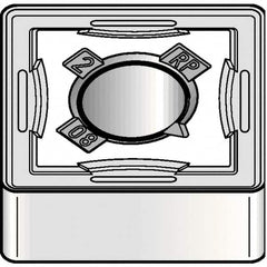Kennametal - SNMG433 RP Grade KCU10 Carbide Turning Insert - TiAlN Finish, 90° Square, 1/2" Inscr Circle, 3/16" Thick, 3/64" Corner Radius - Benchmark Tooling