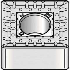 Kennametal - SNMM646 RH Grade KCP25 Carbide Turning Insert - TiCN/Al2O3 Finish, 90° Square, 3/4" Inscr Circle, 1/4" Thick, 3/32" Corner Radius - Benchmark Tooling