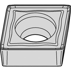 Kennametal - CCMT432 MW Grade KCK20B Carbide Turning Insert - TiOCN Finish, 80° Diamond, 1/2" Inscr Circle, 3/16" Thick, 1/32" Corner Radius - Benchmark Tooling