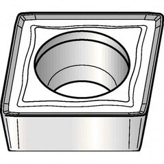 Kennametal - CPMT32.52 MW Grade KCK20 Carbide Turning Insert - TiCN/Al2O3 Finish, 80° Diamond, 3/8" Inscr Circle, 5/32" Thick, 1/32" Corner Radius - Benchmark Tooling