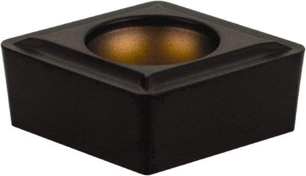 Kennametal - CCMT32.52 LF Grade KCP30 Carbide Turning Insert - TiN/TiCN/Al2O3 Finish, 80° Diamond, 3/8" Inscr Circle, 5/32" Thick, 1/32" Corner Radius - Benchmark Tooling