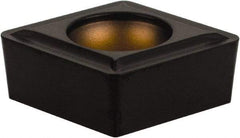 Kennametal - CCMT32.52 LF Grade KCP30 Carbide Turning Insert - TiN/TiCN/Al2O3 Finish, 80° Diamond, 3/8" Inscr Circle, 5/32" Thick, 1/32" Corner Radius - Benchmark Tooling