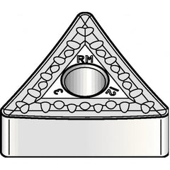 Kennametal - TNMM433 RM Grade KCP25B Carbide Turning Insert - TiOCN Finish, 60° Triangle, 1/2" Inscr Circle, 3/16" Thick, 3/64" Corner Radius - Benchmark Tooling