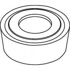 Kennametal - RCMT1204M0 Grade KCP25 Carbide Turning Insert - TiCN/Al2O3 Finish, Round, 12mm Inscr Circle, 3/16" Thick - Benchmark Tooling