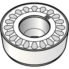 Kennametal - RCMT2006M0 RH Grade KCP25 Carbide Turning Insert - TiCN/Al2O3 Finish, Round, 20mm Inscr Circle, 1/4" Thick - Benchmark Tooling