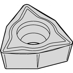 Kennametal - WPMT32.51 LF Grade KCM15B Carbide Turning Insert - TiOCN Finish, 80° Trigon, 3/8" Inscr Circle, 5/32" Thick, 1/64" Corner Radius - Benchmark Tooling