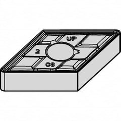 Kennametal - DNMG432 UP Grade KCM25B Carbide Turning Insert - TiOCN Finish, 55° Diamond, 1/2" Inscr Circle, 3/16" Thick, 1/32" Corner Radius - Benchmark Tooling