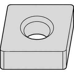 Kennametal - CNMA431 NONE Grade KCK05B Carbide Turning Insert - TiOCN Finish, 80° Diamond, 1/2" Inscr Circle, 3/16" Thick, 1/64" Corner Radius - Benchmark Tooling