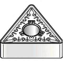 Kennametal - TNMG431 FP Grade KCM25B Carbide Turning Insert - 60° Triangle, 1/2" Inscr Circle, 3/16" Thick, 1/64" Corner Radius - Benchmark Tooling