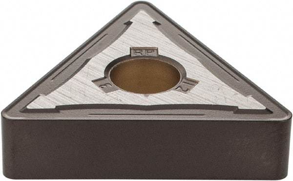 Kennametal - TNMG543 RP Grade KCM35 Carbide Turning Insert - TiCN/Al2O3 Finish, 60° Triangle, 5/8" Inscr Circle, 1/4" Thick, 3/64" Corner Radius - Benchmark Tooling