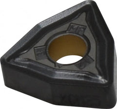 Kennametal - WNMG433 MP Grade KCM25 Carbide Turning Insert - TiCN/Al2O3 Finish, 80° Trigon, 1/2" Inscr Circle, 3/16" Thick, 3/64" Corner Radius - Benchmark Tooling
