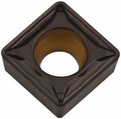 Kennametal - SCMT433 FP Grade KCP25 Carbide Turning Insert - TiCN/Al2O3 Finish, 90° Square, 1/2" Inscr Circle, 3/16" Thick, 3/64" Corner Radius - Benchmark Tooling