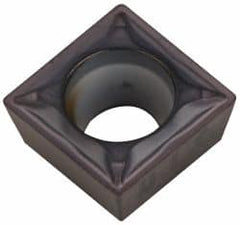 Kennametal - SPMT32.51 FP Grade KC5010 Carbide Turning Insert - TiAlN Finish, 90° Square, 3/8" Inscr Circle, 5/32" Thick, 1/64" Corner Radius - Benchmark Tooling