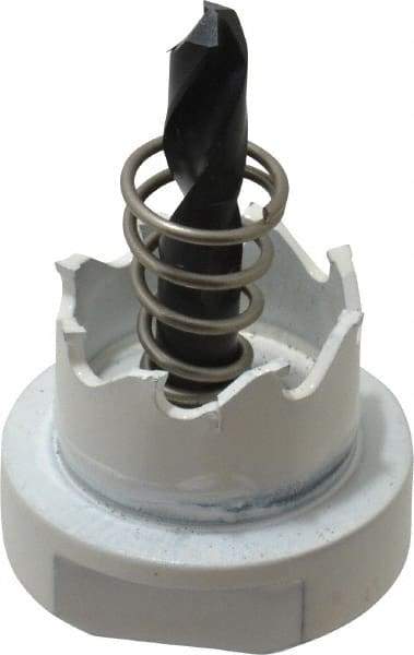 Lenox - 1" Diam, 1/2" Cutting Depth, Hole Saw - Carbide-Tipped Saw, Toothed Edge - Benchmark Tooling