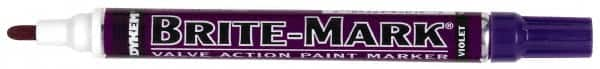 Dykem - Violet Oil-Based Paint Marker - Medium Tip, Oil Based - Benchmark Tooling