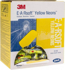 3M - Disposable, Uncorded, 33 dB Earplugs - Yellow, 200 Pairs - Benchmark Tooling